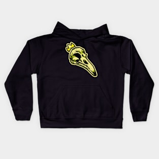 Crow with a Crown Kids Hoodie